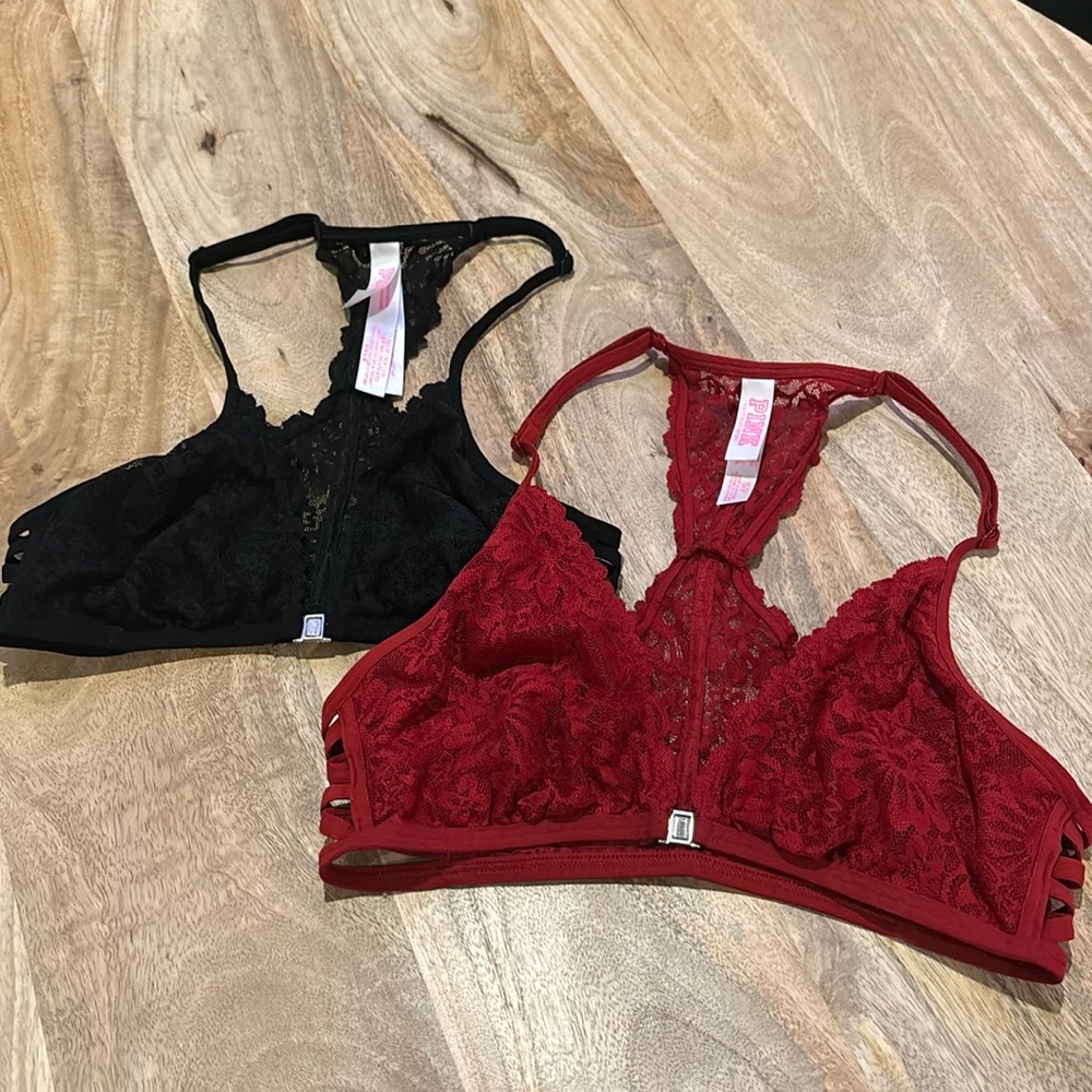 PINK Victoria secrets bralette bundle